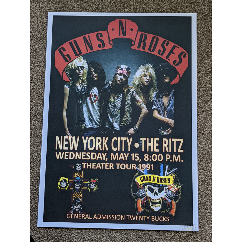 Guns N Roses Theatre Tour 1991 The Ritz, New York City 15th May