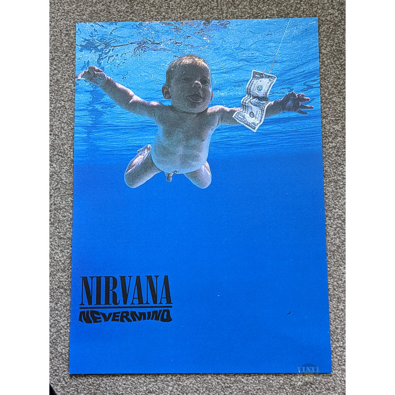 Nirvana - Nevermind - Classic Image - A3 Poster - Vinyl Addicts