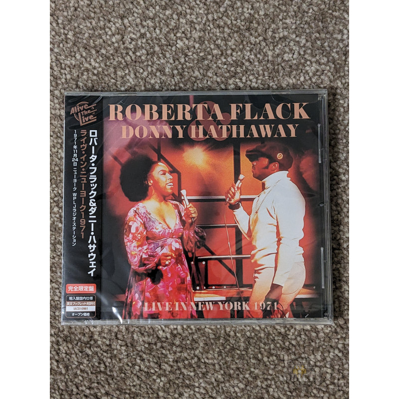 Roberta Flack Donny Hathaway Live In New York 1971 CD Japanese  Import with OBI strip Vinyl Addicts