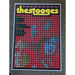 The Stooges - Iggy Pop - Plus UP - Forsythe Junior High - 30th November 1969 - A3 Poster