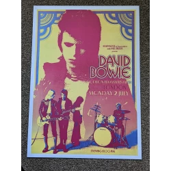 David Bowie -  Odean Hammersmith, London - 2nd July 1973 - A3 Poster