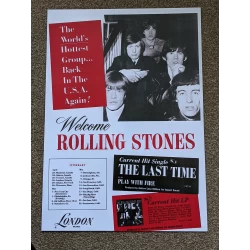 Rolling Stones - Back In The USA Again - A3 Poster
