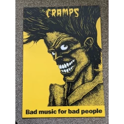 The Cramps - Bad Music for Bad People - A3 Poster