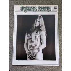 Janis Joplin -  Rolling Stone Magazine - 17th February 1972 - A3 Poster