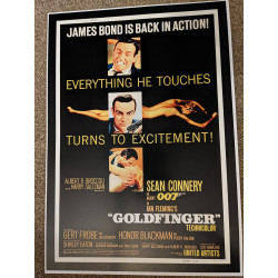 James Bond - Goldfinger - A3 Poster