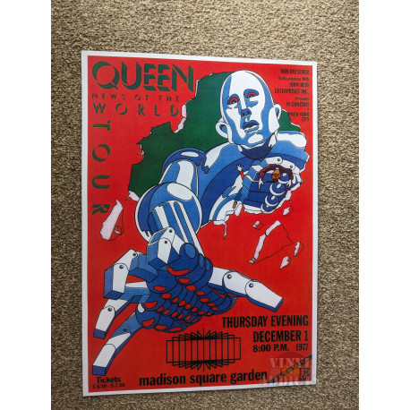 Queen - News Of The World Tour - Madison Square Garden - December