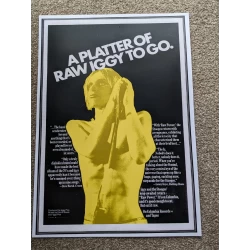 Iggy Pop - A Platter of Raw Iggy To Go - A3 Poster