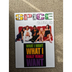 Spice Girls - Sofa - What I Really Really Want - A3 Poster