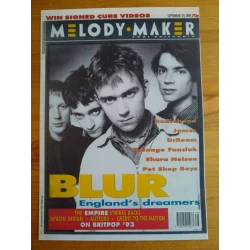 Blur Melody Maker Cover - Promotional A5 Postcard